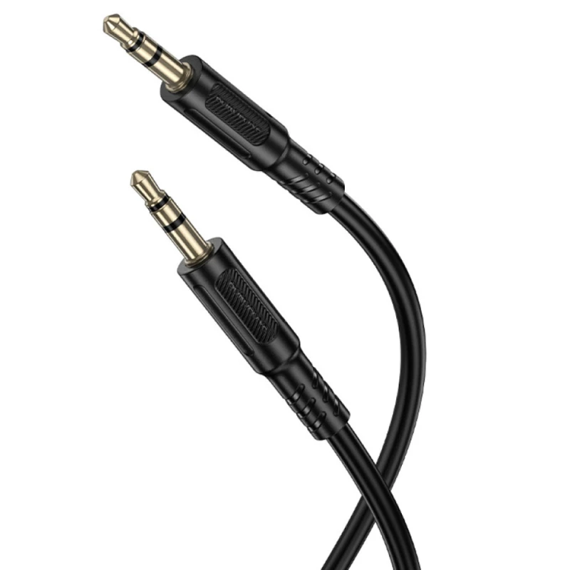 Аудио кабель Aux Borofone BL25 Nice (1m) – Black. Фото 8 из 12