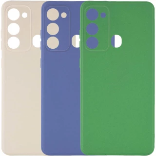 Кольоровий силіконовий чохол із захистом камери на Tecno Spark Go 2022 (KG5m) фото 1 з 1