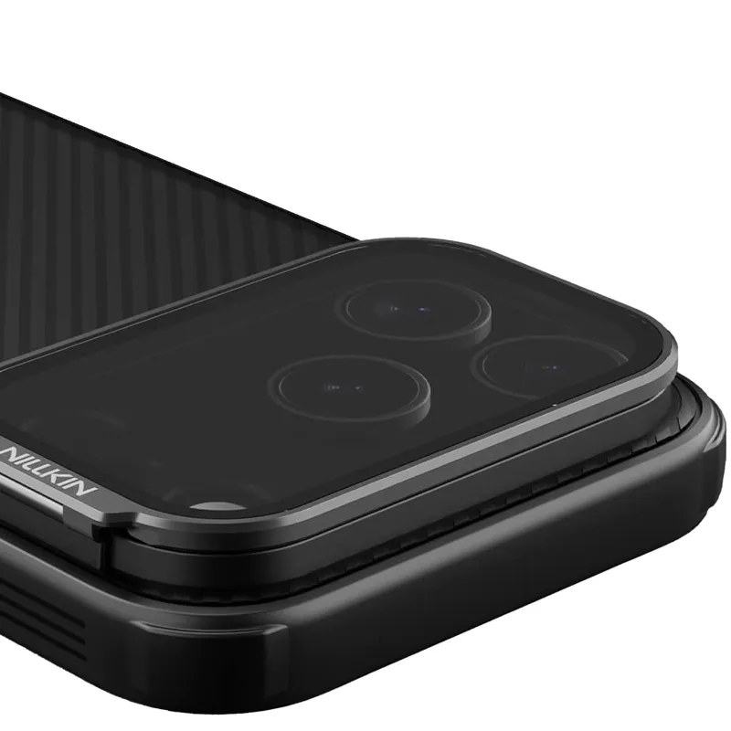 Карбонова накладка Nillkin Camshield Prop для Apple iPhone 17 Pro (6.3") – Black. Фото 7 з 8