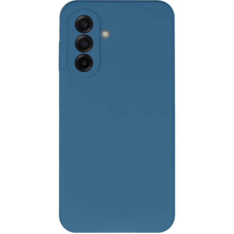 Чохол Silicone Case Lakshmi Premium із закритою камерою для Samsung Galaxy A56 5G – Синій / Denim Blue. Фото 5 з 9
