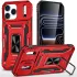 Ударостійкий чохол Square Ring зi шторкою на камеру на Apple iPhone 17 Pro Max (6.9") – Червоний / Red. Фото 1 з 1