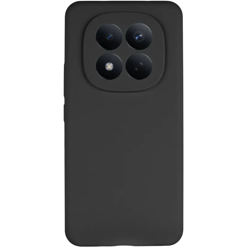Чехол Silicone Case Lakshmi Premium з закритою камерою на Xiaomi Redmi Note 15 Pro 4G – Черный / Black. Фото 3 из 9