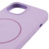 Чохол Silicone Armor Max no logo with MagSafe для Apple iPhone 12 (6.1") – Бузковий / Lilac. Фото 5 з 7
