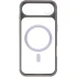 Чохол TPU GETMAN Moon Clear with MagSafe для Apple iPhone 17 Air (6.5") – Grey. Фото 5 з 7