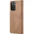 Кожаный чехол-книжка CaseMe Velvet Nubuck для Xiaomi Redmi Note 11 (Global) / Note 11S – Brown. Фото 4 из 6