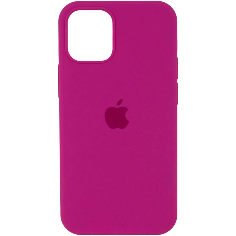 

Чехол Silicone Case с закрытым низом для Apple iPhone 12 Pro Max (6.7") (Малиновый / Dragon Fruit)