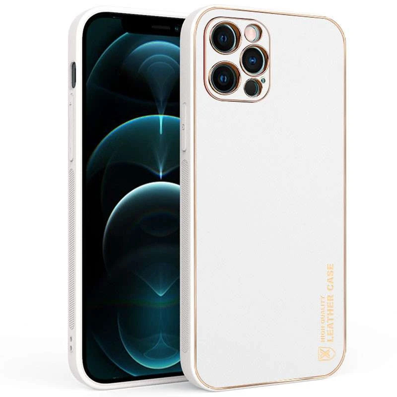 

Шкіряний чохол Xshield на Apple iPhone 12 Pro (6.1") (Білий / White)