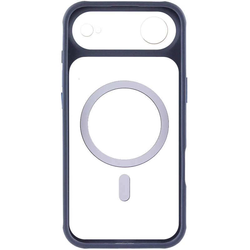 Чохол TPU GETMAN Moon Clear with MagSafe для Apple iPhone 17 Air (6.5") – Blue. Фото 4 з 6