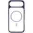 Чохол TPU GETMAN Moon Clear with MagSafe для Apple iPhone 17 Air (6.5") – Blue. Фото 4 з 6