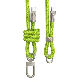 Дата кабель-шнурок Hoco GH7 Elegant Type-C to Type-C (1.8m) фото 1 з 1