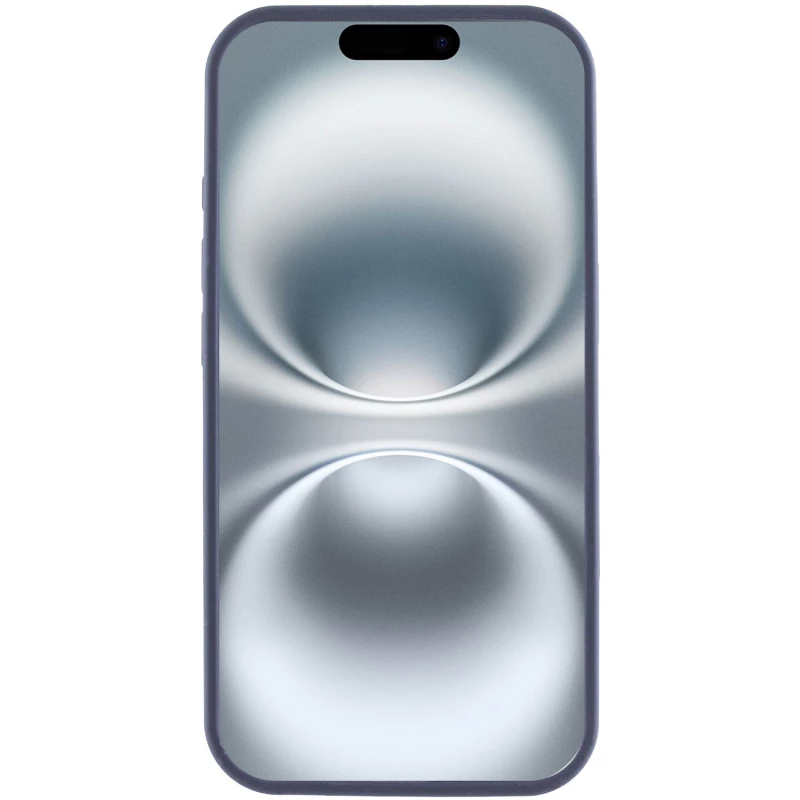 Чехол Silicone Case с защитой камеры для Apple iPhone 17e (6.1") – Темно-синий / Midnight blue. Фото 2 из 4