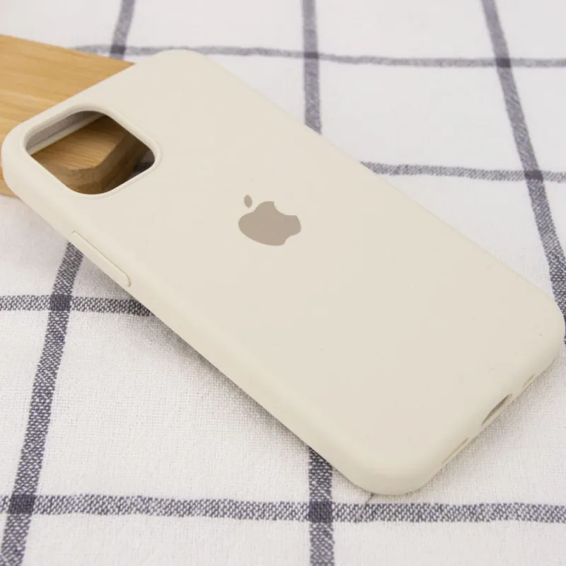 Чохол Silk Full Protective (AA) для Apple iPhone 14 (6.1") – Бежевий / Antigue White. Фото 2 з 3