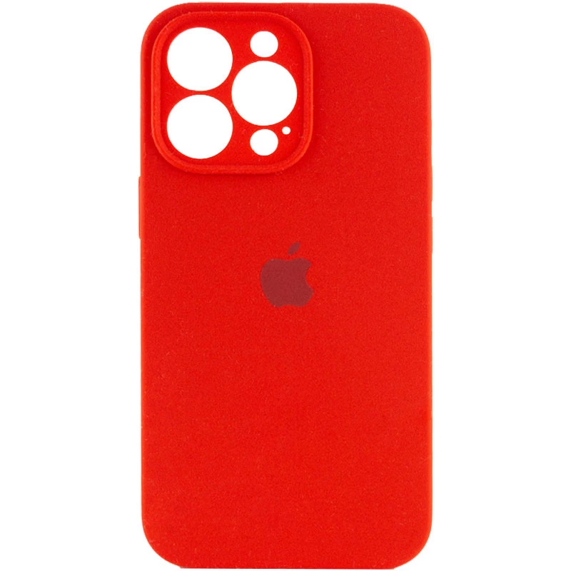 Чохол Silicone Case з захистом камери на Apple iPhone 16 Plus – Червоний / Red. Фото 2 з 8