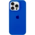 Чохол Silicone Case з закритим низом на Apple iPhone 16 Pro – Синій / Capri Blue. Фото 1 з 9