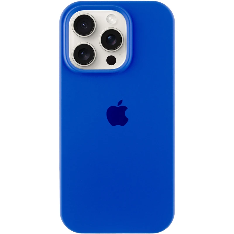 Чохол Silicone Case з закритим низом на Apple iPhone 17 Pro Max (6.9") – Синій / Capri Blue. Фото 1 з 6