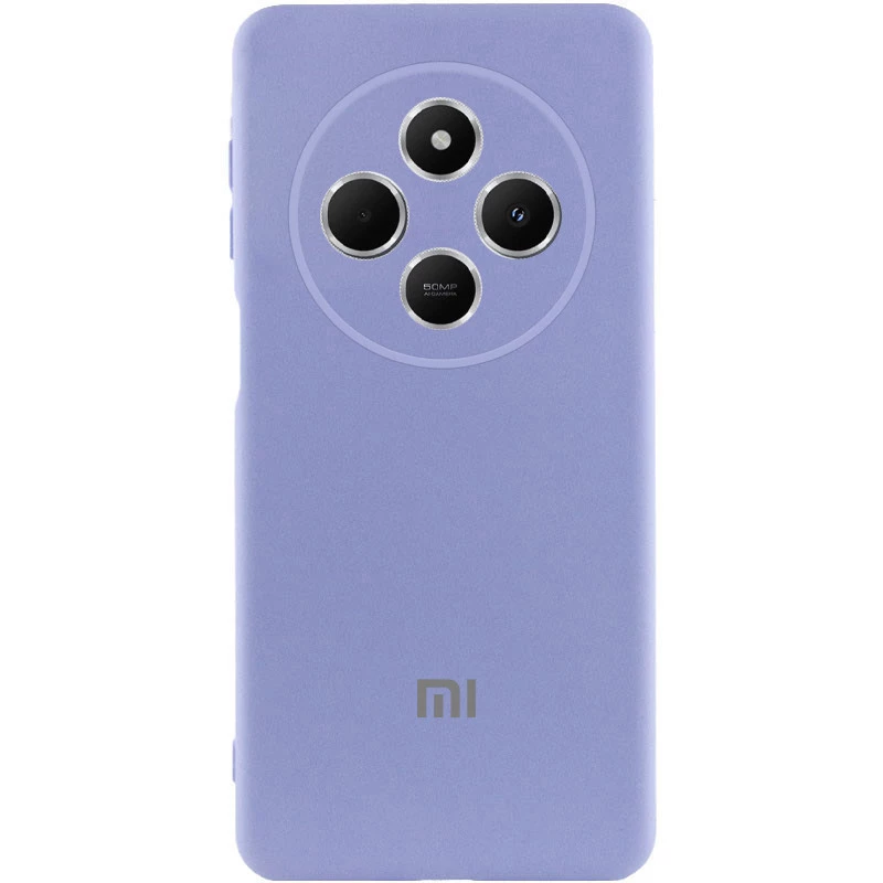 Чохол Silicone Case Lakshmi Premium L з закритою камерою на Xiaomi Poco C75 – Бузковий / Dasheen. Фото 1 з 3