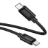 Дата кабель Hoco X122 Benefit Type-C to Type-C 60W (1m) – Black. Фото 3 з 4