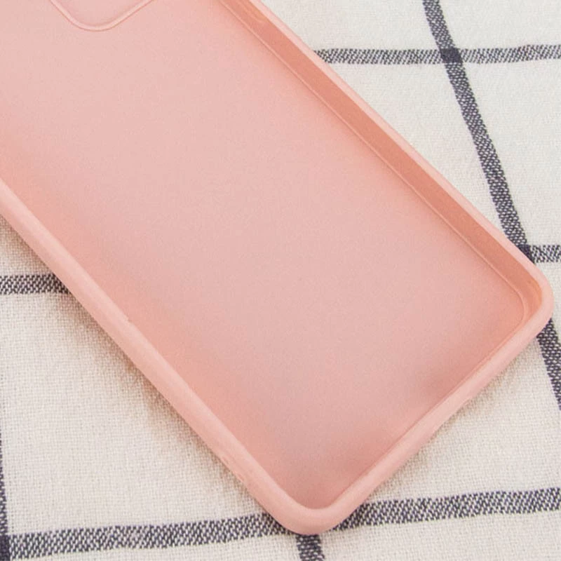 Цветной силиконовый чехол с защитой камеры для Xiaomi Redmi Note 11 (Global) / Note 11S – Розовый / Pink Sand. Фото 3 из 3