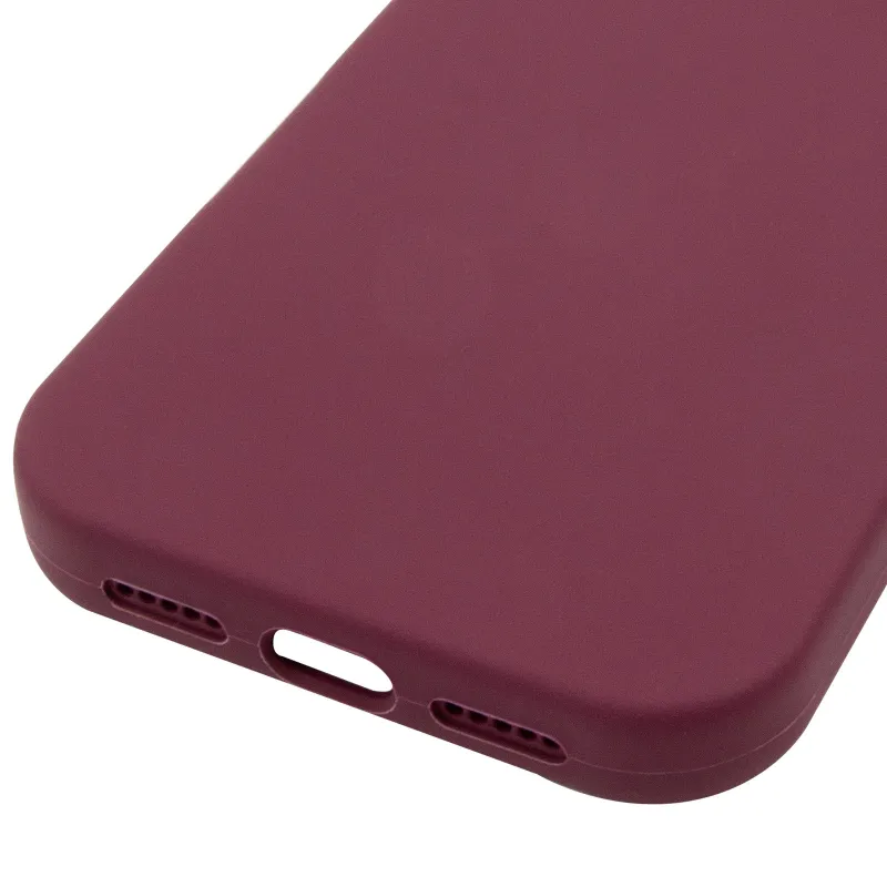 Чехол Silk Full Protective (AA) NO LOGO для Apple iPhone 17 Pro (6.3") – Бордовый / Plum. Фото 7 из 7