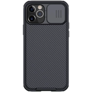 Карбоновая накладка Nillkin Pro со шторкой для камеры для Apple iPhone 14 (6.1") фото 1 из 2