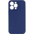 Чехол с защитой камеры Silicone Case для Apple iPhone 16 Pro Max – Синий / Deep navy. Фото 1 из 3