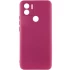 Чохол Silicone Case Lakshmi з закритою камерою на Xiaomi Redmi A1+ / Poco C50 / A2+ – Бордовий / Marsala. Фото 2 з 5