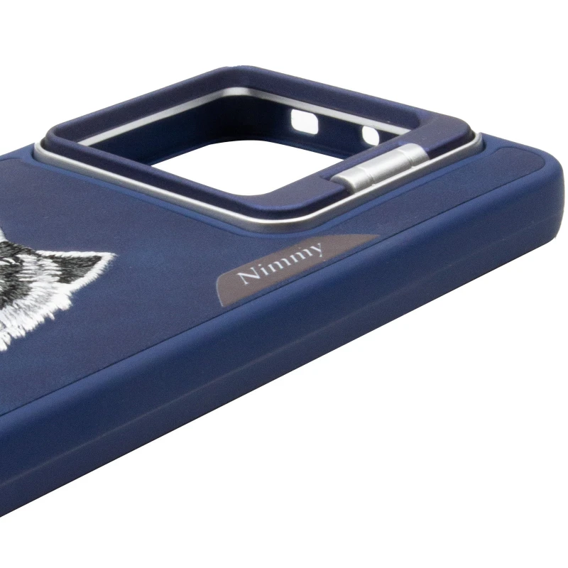 TPU+PC чехол с животными для Xiaomi Poco X6 – Blue Wolf. Фото 9 из 13