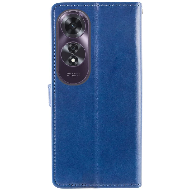 Чехол-книжка GETMAN галлант для Oppo A60 – Синий. Фото 6 из 7