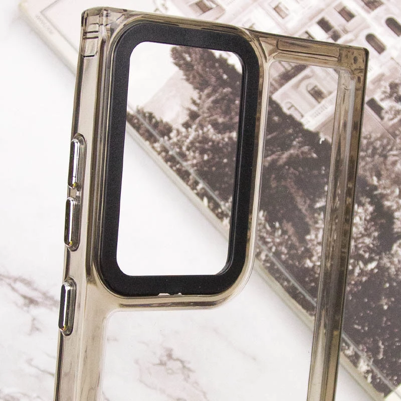 Кольоровий чохол TPU+PC на Samsung Galaxy S24 Ultra – Gray. Фото 4 з 7