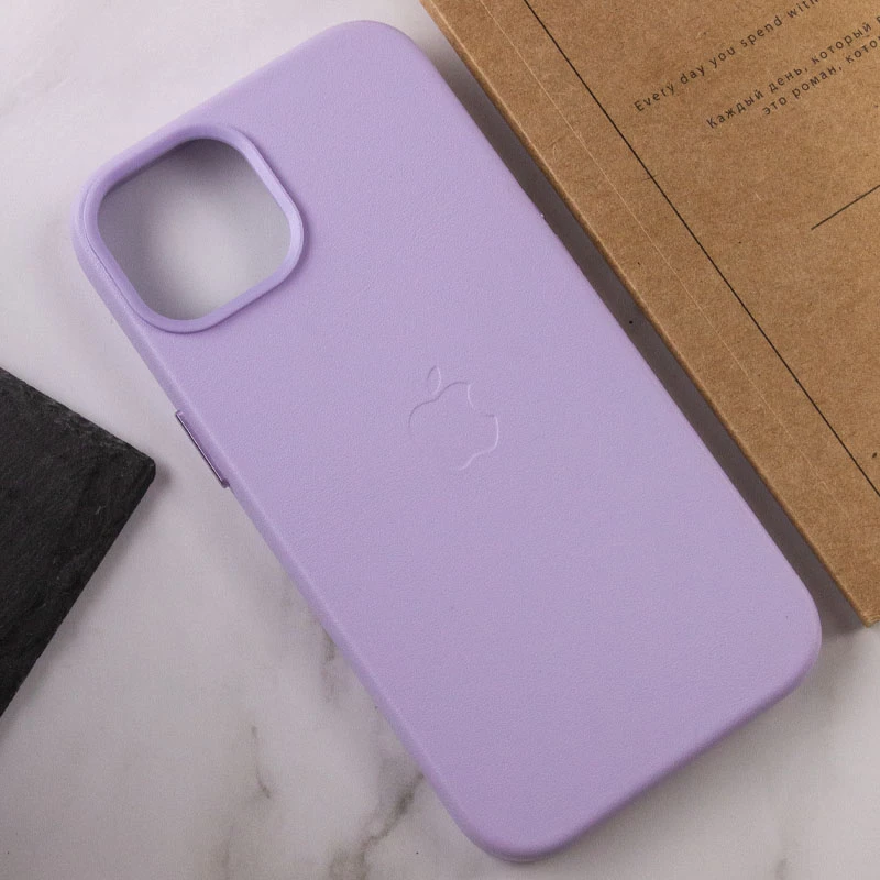 Шкіряний чохол Silicone Case Soft з MagSafe на Apple iPhone 14 (6.1") – Elegant purple. Фото 8 з 8