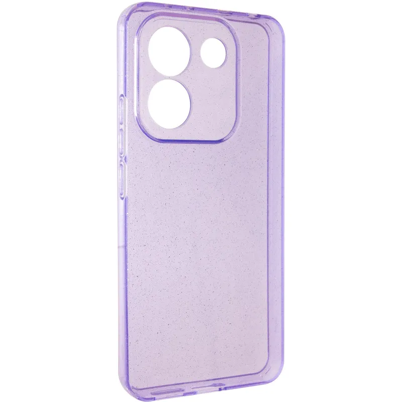 Блестящий силиконовый чехол на Xiaomi Redmi Note 17 Pro Max – Purple. Фото 1 из 2