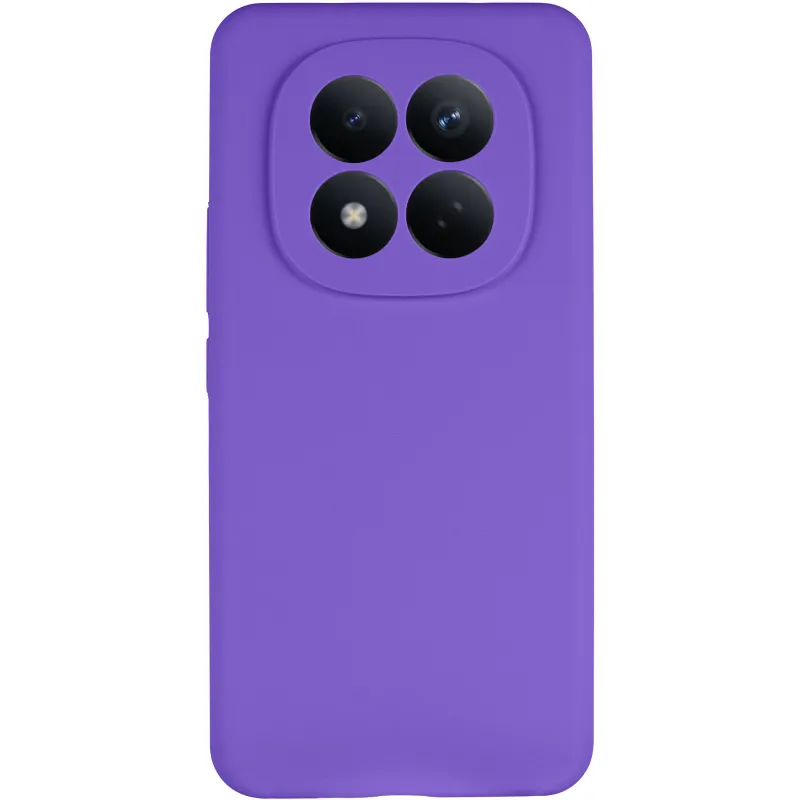 Чехол Silicone Case Lakshmi Premium з закритою камерою на Xiaomi Redmi Note 15 Pro 4G – Фиолетовый / Amethyst. Фото 3 из 6