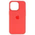 Чехол Silicone case (AAA) with Magsafe and Animation для Apple iPhone 15 Pro (6.1") – Красный / Guava. Фото 3 из 6