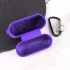 Силіконовий футляр з мікрофіброю для навушників Airpods Pro – Фіолетовий / Ultra Violet. Фото 4 з 5