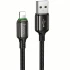 Дата кабель Hoco X127 Exceed USB to Lightning 12W (1m) – Black. Фото 1 из 6