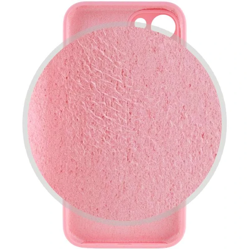 Чехол Silicone Case с защитой камеры для Apple iPhone 14 Plus (6.7") – Розовый / Light pink. Фото 3 из 4