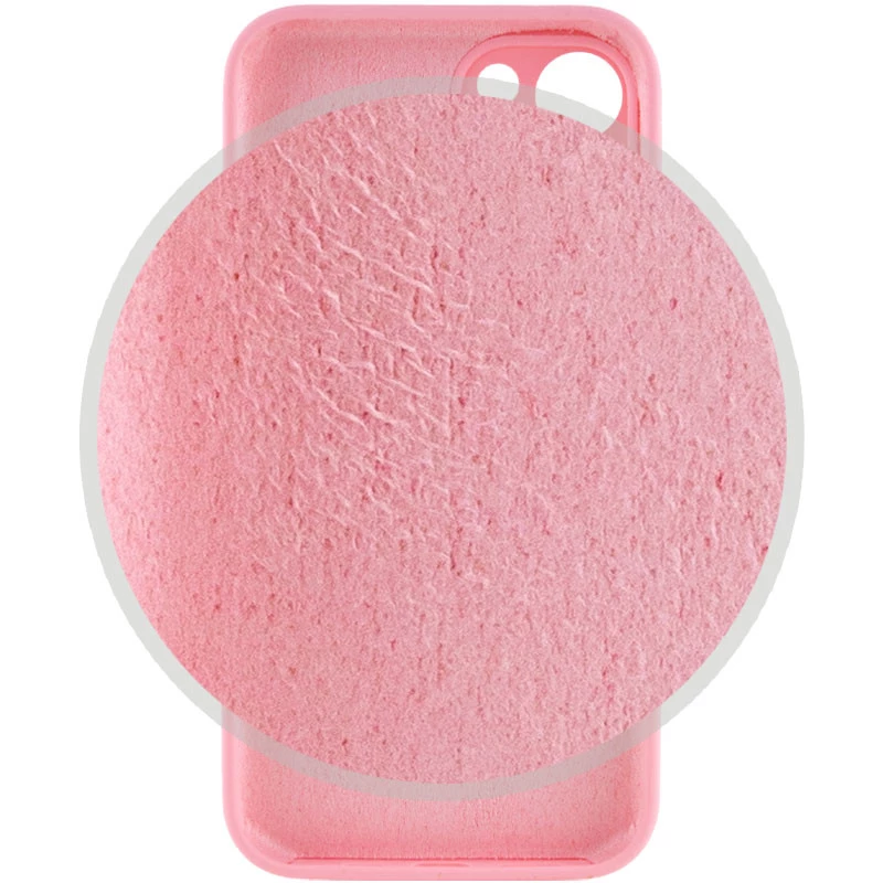 Чехол Silicone Case с защитой камеры для Apple iPhone 15 Plus (6.7") – Розовый / Light pink. Фото 3 из 4