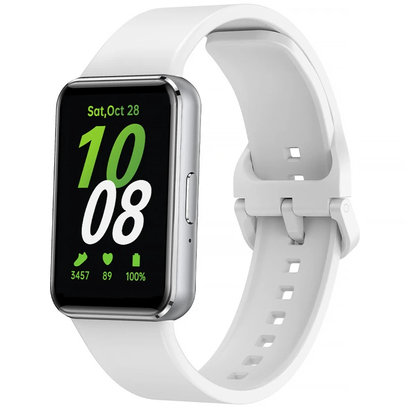 Силиконовый ремешок для Samsung Galaxy Fit3 – White. Фото 2 из 2