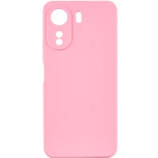 Чохол Silicone Case Lakshmi Premium із закритою камерою для Xiaomi Redmi 13C — Рожевий / Light pink