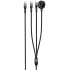 Дата кабель Hoco CW64 3in1 Type-C to iWatch/Lightning/Type-C 15W (1.2m) – Black. Фото 3 з 6
