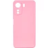 Цветной силиконовый чехол GETMAN для Xiaomi Poco C65 – Розовый / Pink. Фото 3 из 9