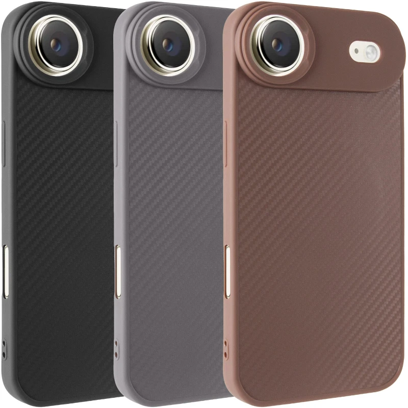 TPU чохол Carbon Protective with Magsafe для Apple iPhone 17 Air (6.5") фото 3 з 3
