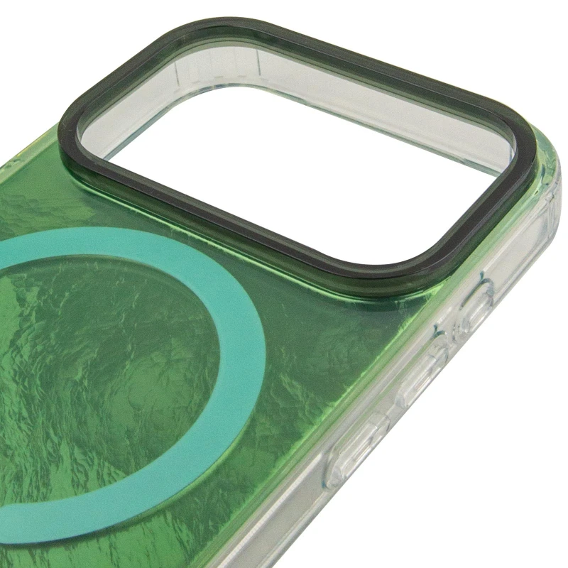 Силіконовий чохол Shiny Mountain (MagFit) для Apple iPhone 17 Pro Max (6.9") – Green. Фото 7 з 8