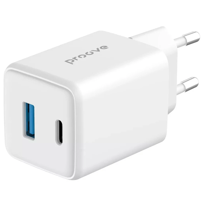 МЗП Proove Pocket GaN 45W (1USB-A/C) – White. Фото 3 з 4