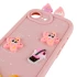 Силиконовый чехол Funny Toys with Ears для Apple iPhone 17e (6.1") – Light Pink. Фото 5 из 6