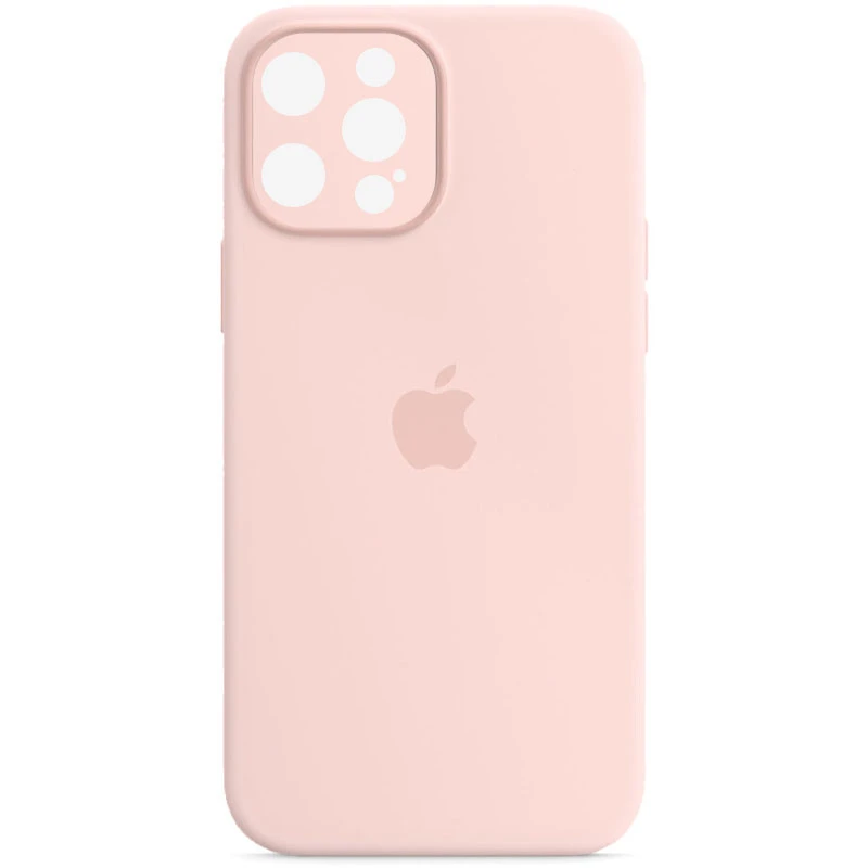 

Чехол Silicone Case с защитой камеры для Apple iPhone 14 Pro (6.1") (Розовый / Chalk Pink), Рожевий / chalk pink