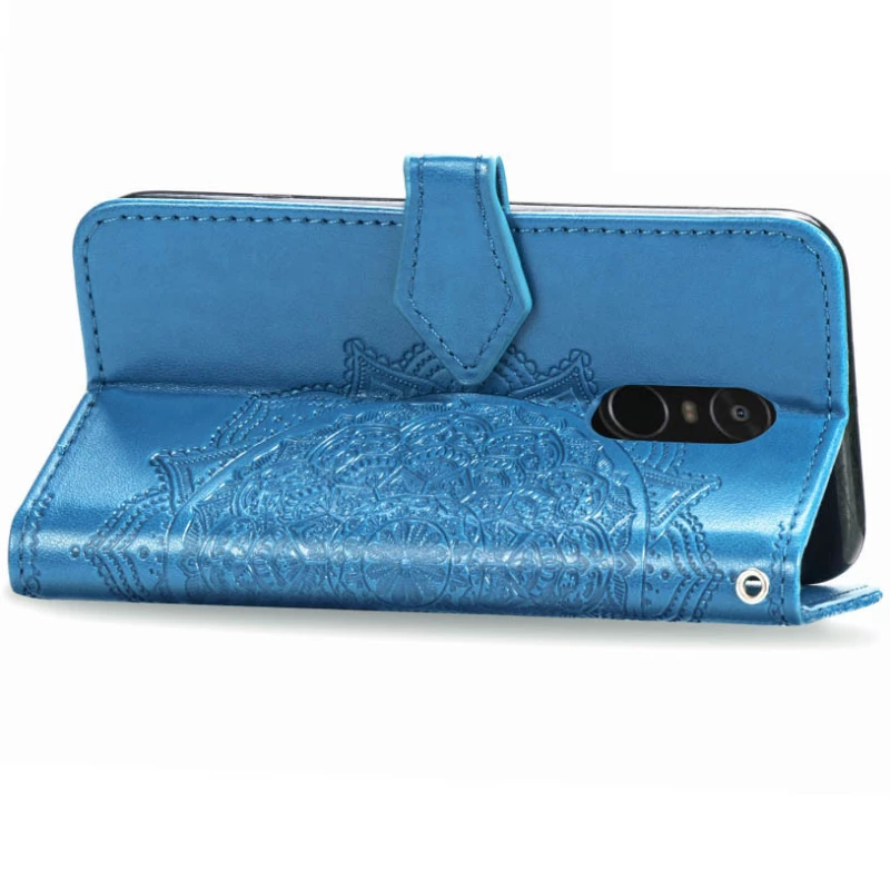 Кожаный чехол-книжка Art Case с визитницей для Xiaomi Redmi Note 4X / Note 4 (Snapdragon) – Синий. Фото 5 из 7