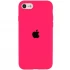 Чехол Silicone Case с закрытым низом для Apple iPhone SE (2020) – Розовый / Barbie pink. Фото 1 из 1