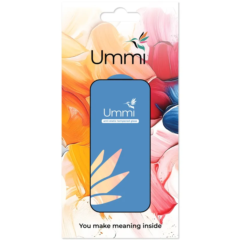 Защитное стекло Ummi для Apple iPhone 13 (6.1") – Черный. Фото 3 из 5