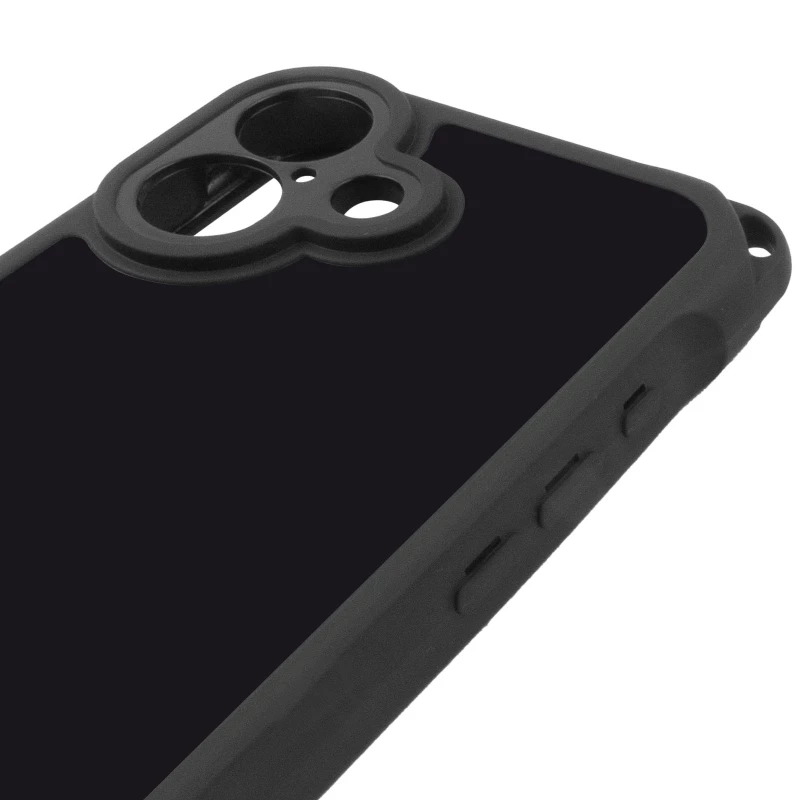 Силіконовий чохол CrossBody зі шнурком для Apple iPhone 16 Plus – Black. Фото 9 з 11